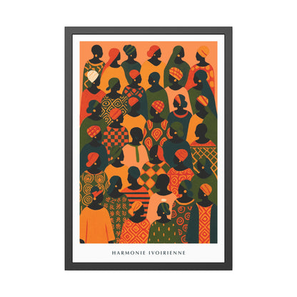 Harmonie Ivorienne - Framed Poster Print