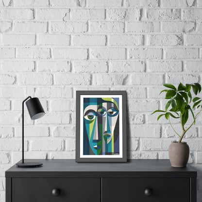Duality in motion - No text -  Framed Poster Print