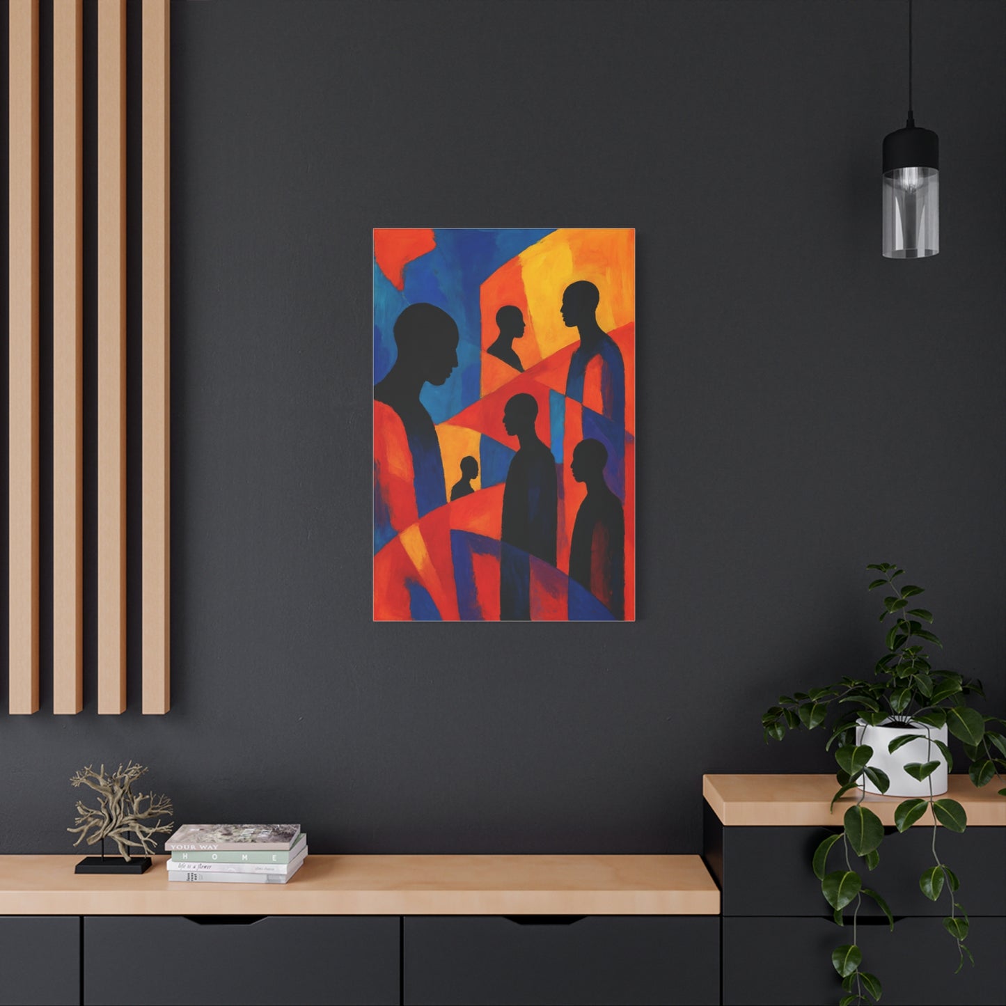 Convergence - Matte Finish, Stretched, 1 25"