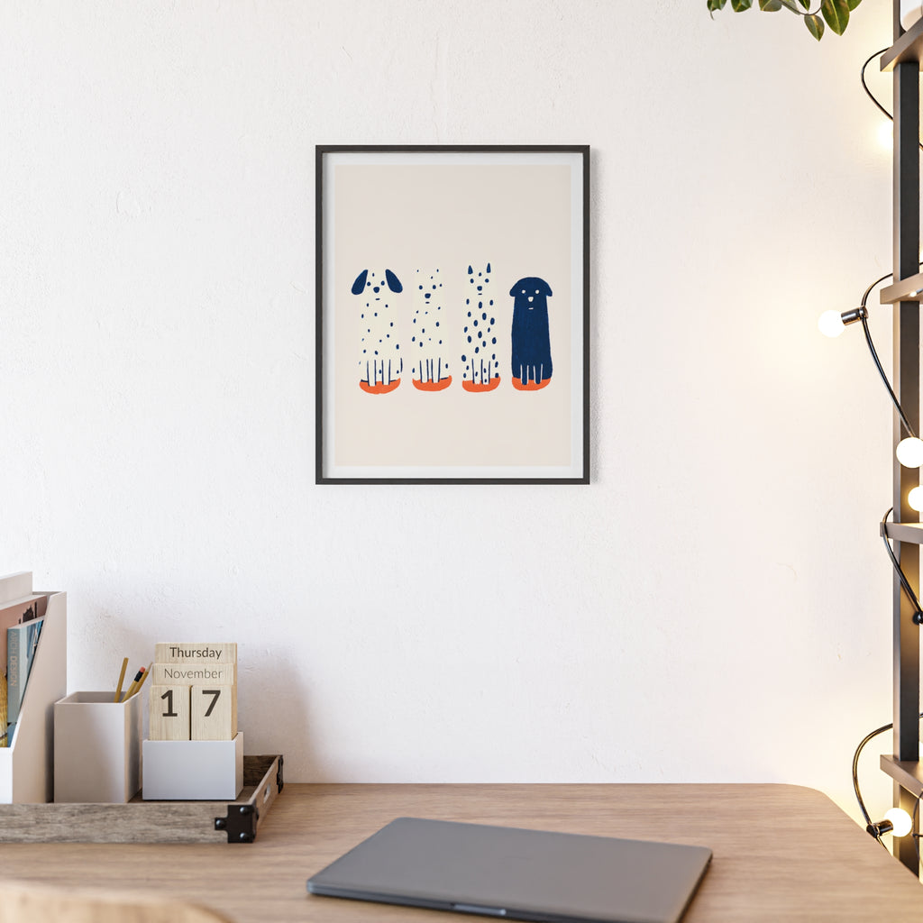 The Four - Framed Art Print