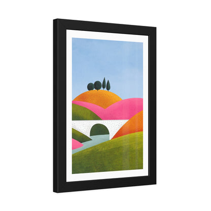 Sunset Ridge - Framed paper poster