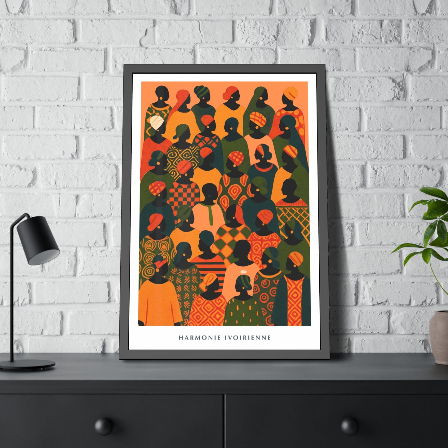 Harmonie Ivorienne - Framed Poster Print