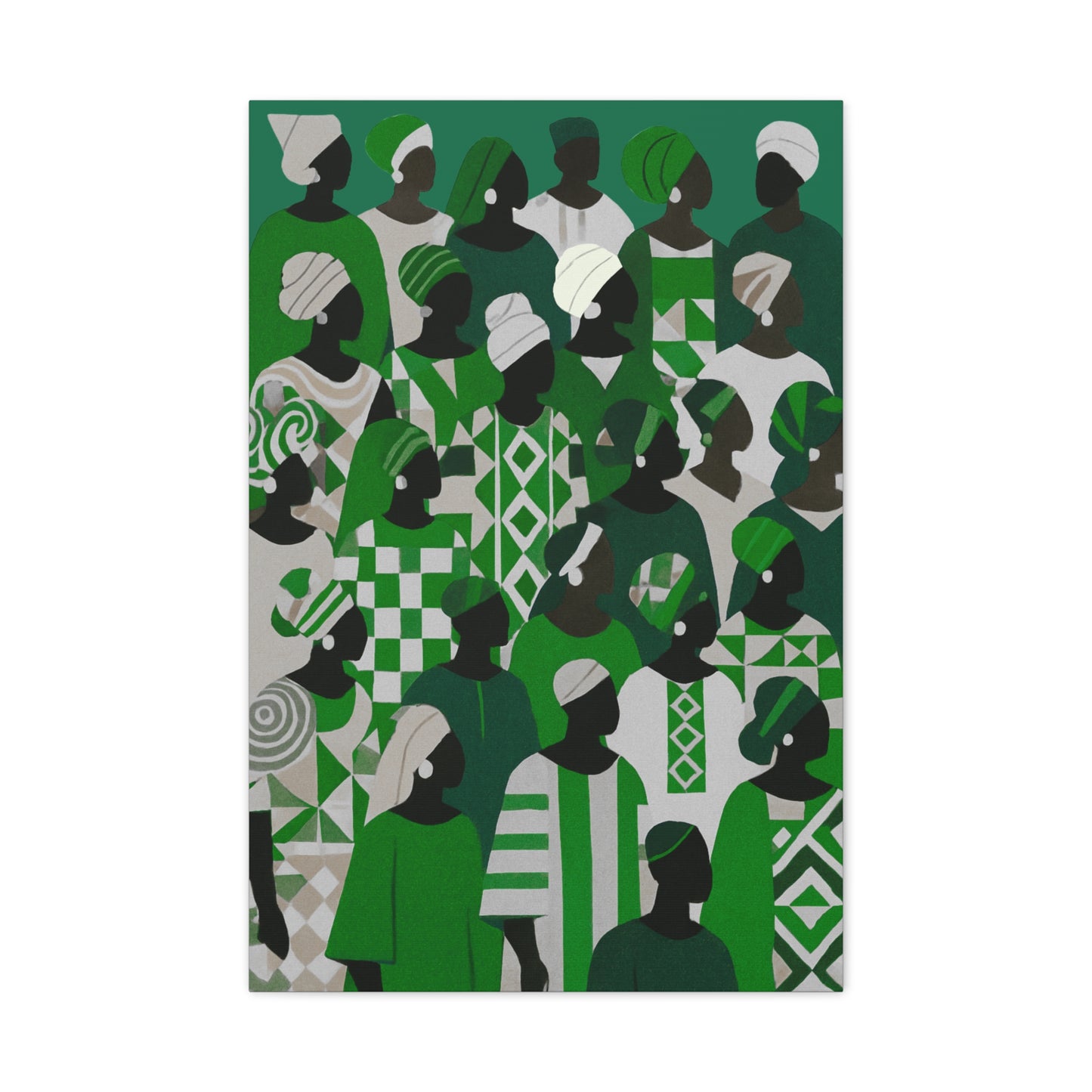 Emerald Unity - Matte Finish, Stretched, 1 25"