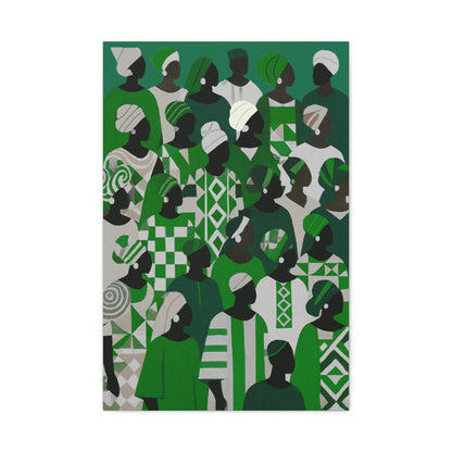Emerald Unity - Matte Finish, Stretched, 1 25"