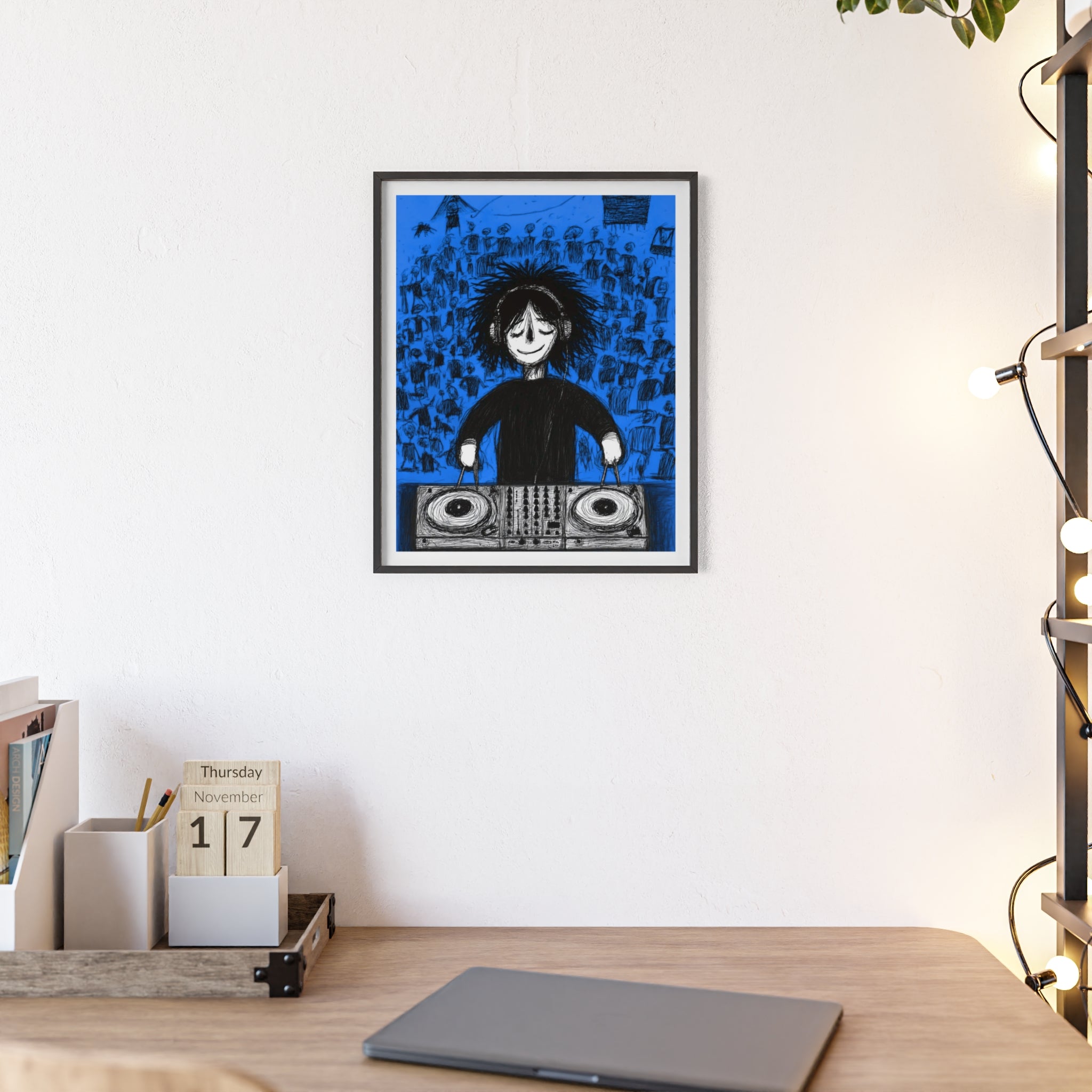 In The Mix - Framed Art Print