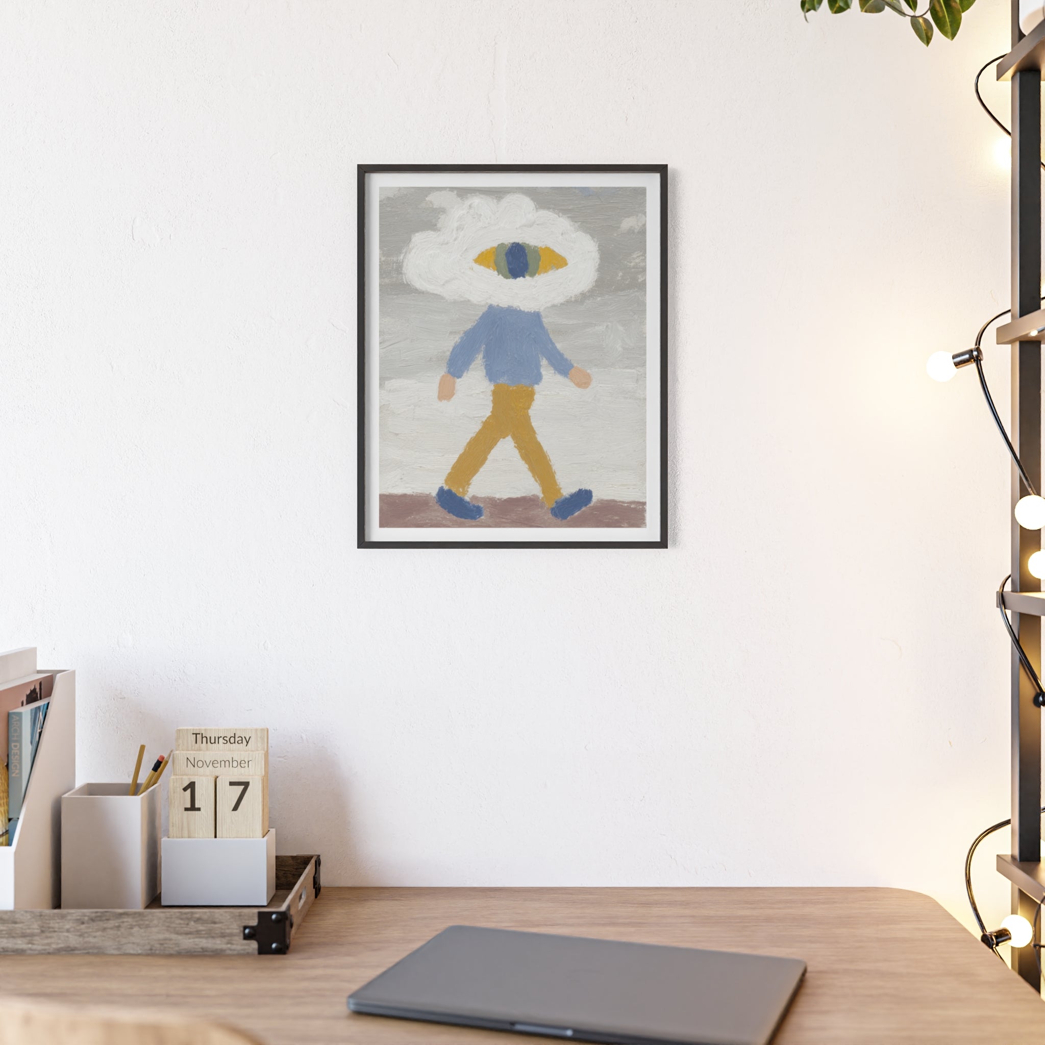 Walking with Vision - Framed Art Print