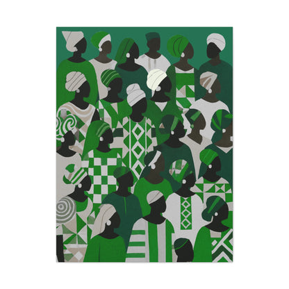 Emerald Unity - Matte Finish, Stretched, 1 25"