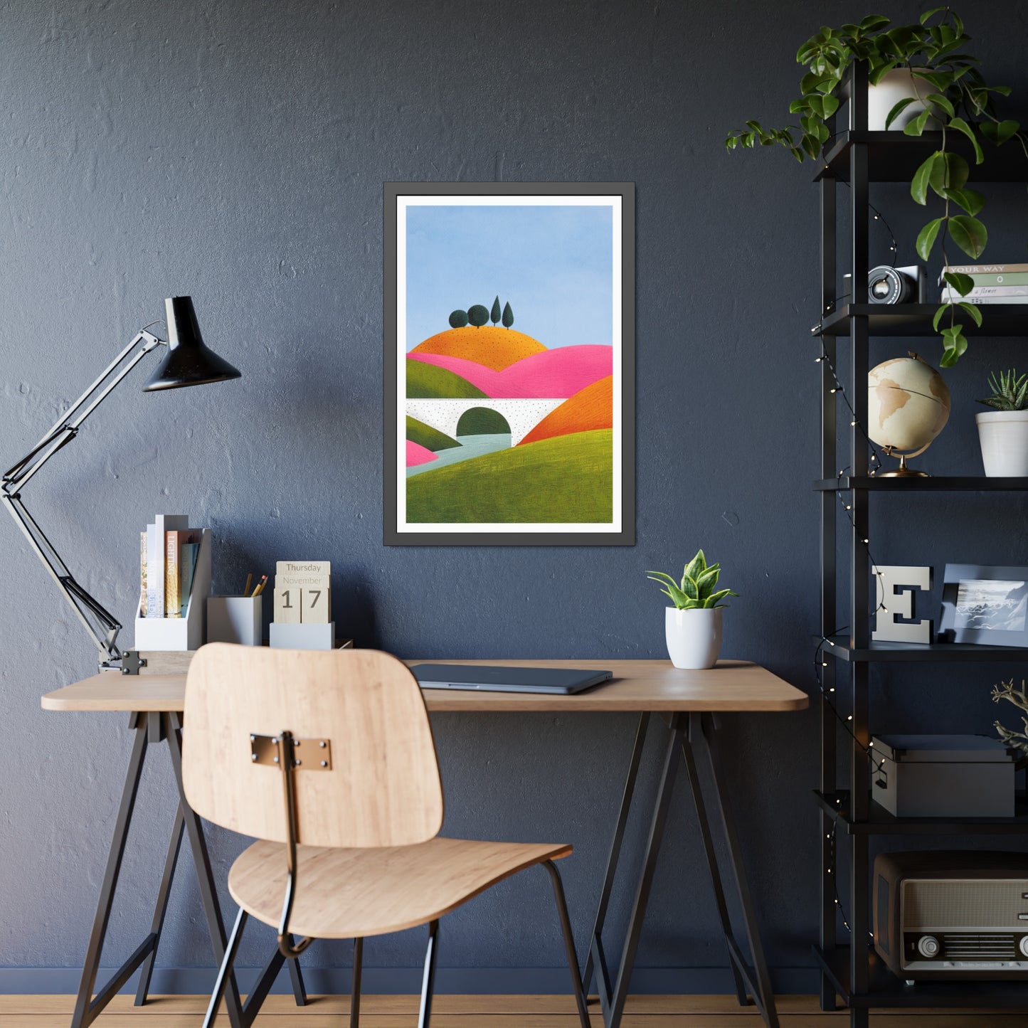 Sunset Ridge - Framed paper poster