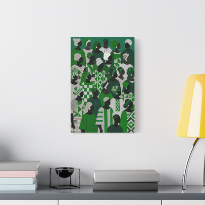 Emerald Unity - Matte Finish, Stretched, 1 25"