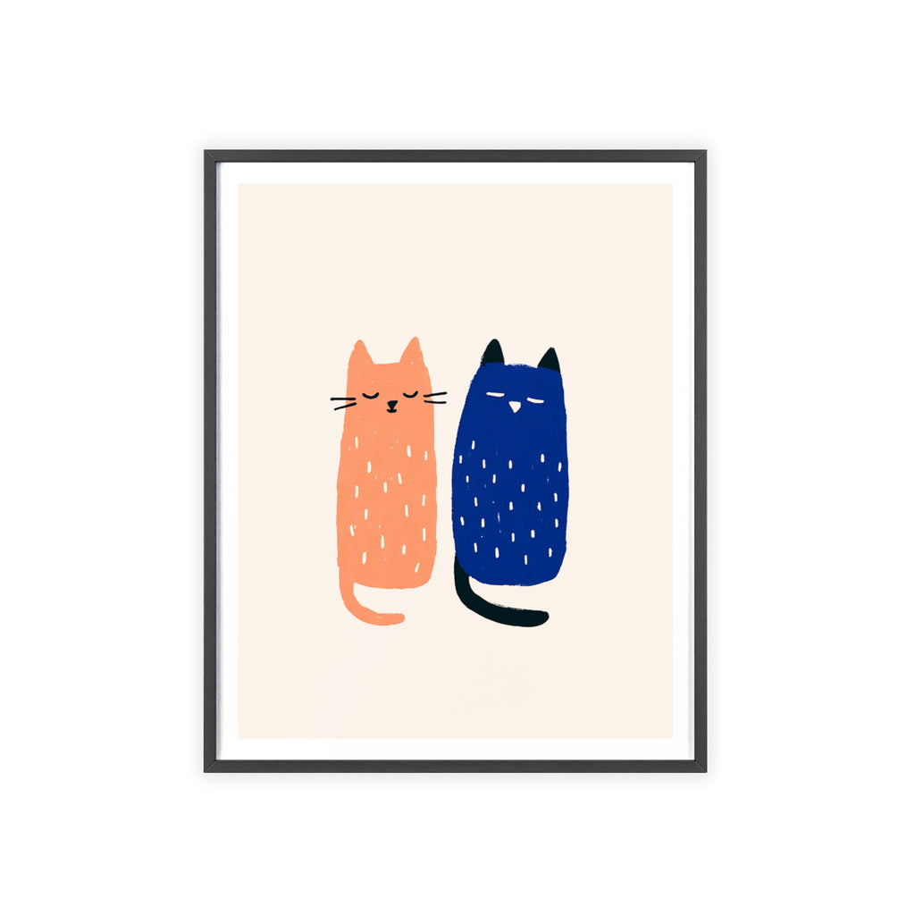 Side by Side - Framed Art Print