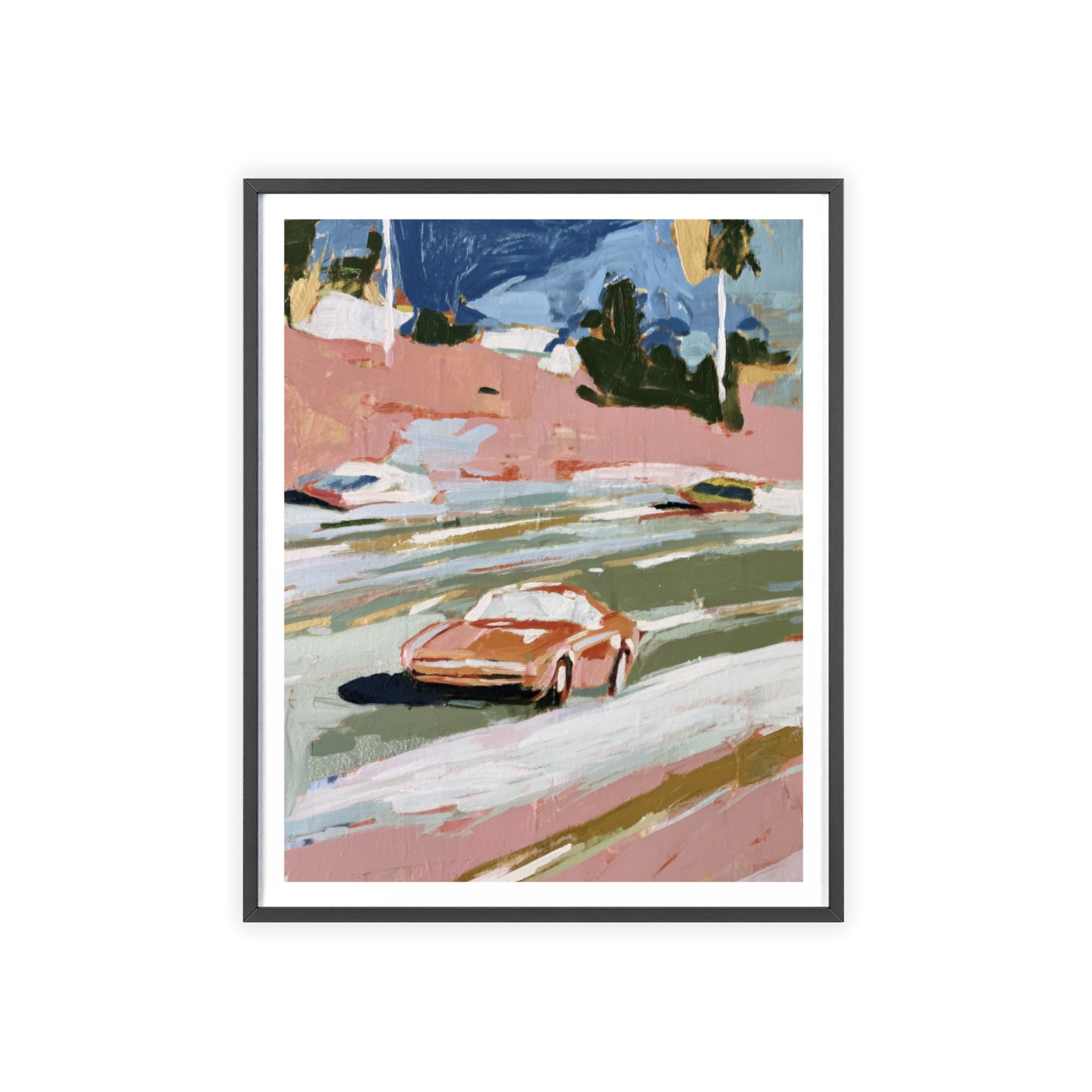 Golden Hour Cruise - Framed Art Print