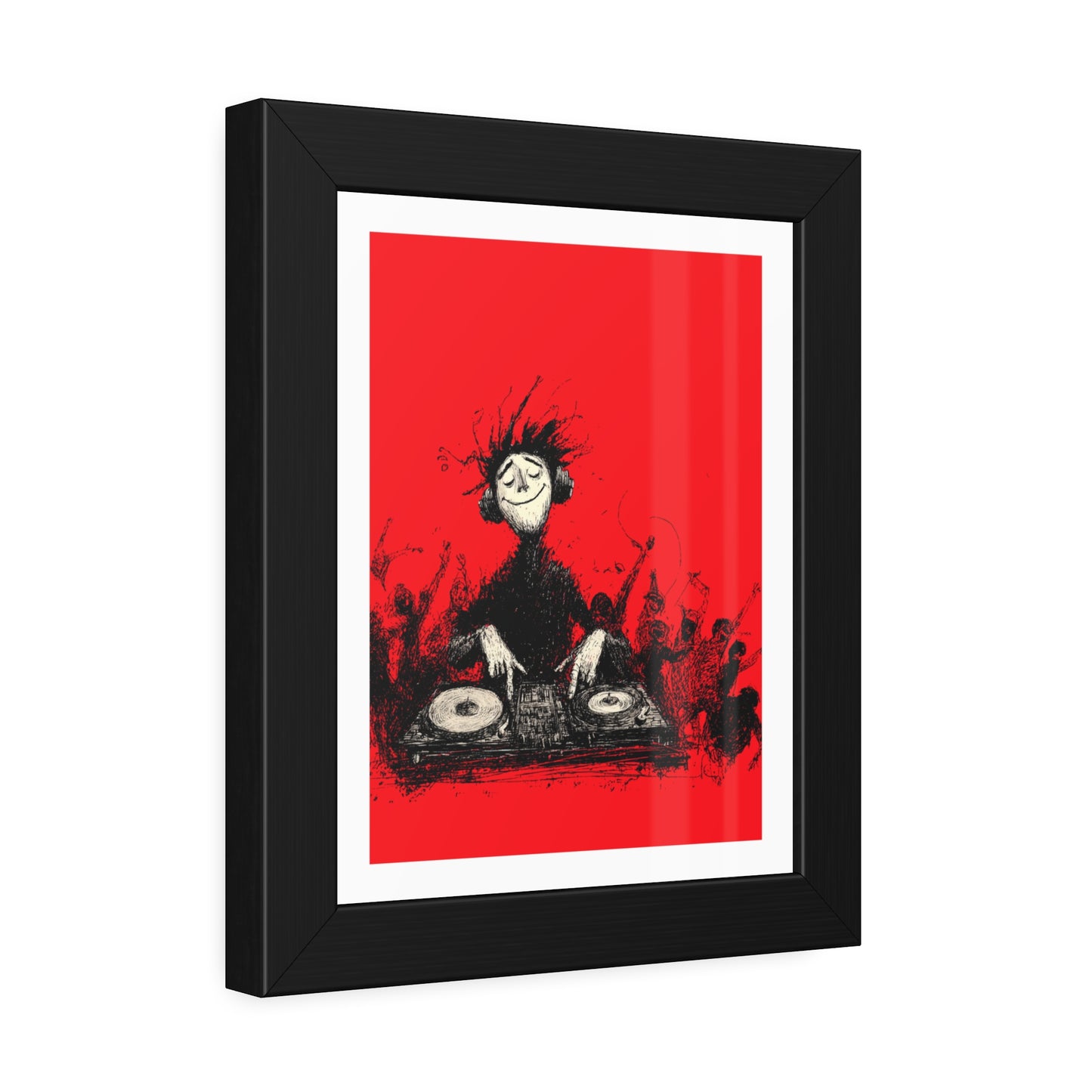 Lost in the music - Framed Poster Print