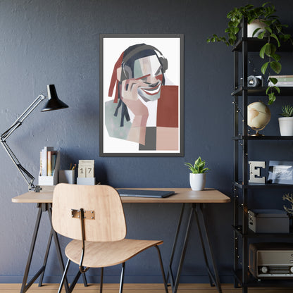 Happy Face Man - Poster Print Design