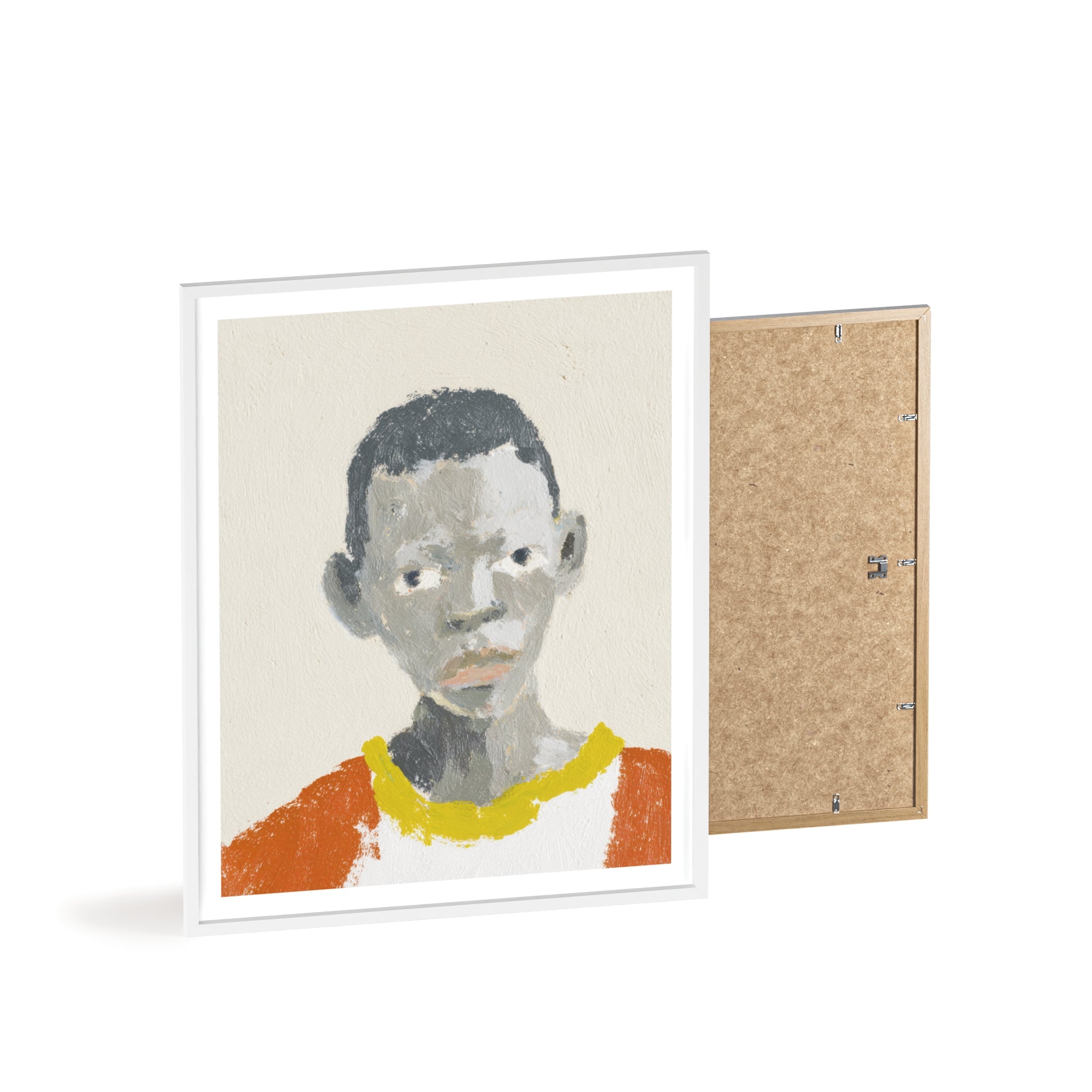 Chartreuse Accent - Framed Art Print