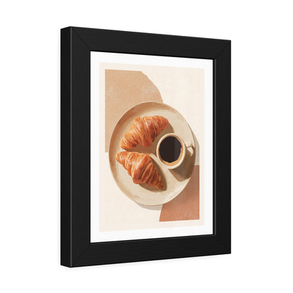 Golden Hour Coffee - Framed Poster Print
