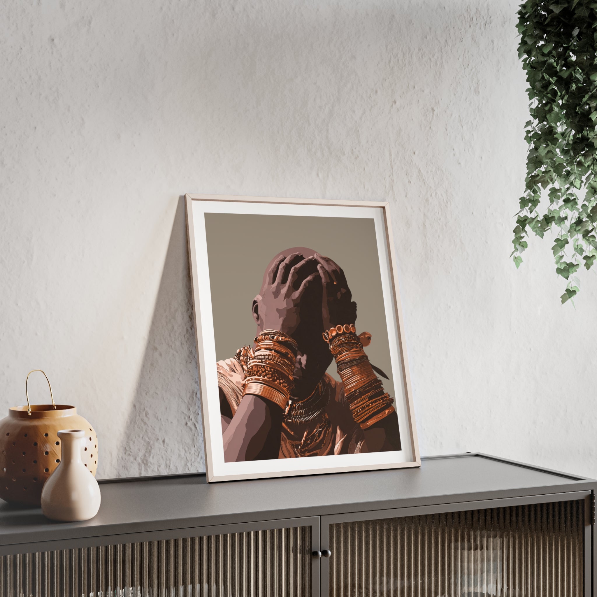 Hands of Gold - Framed Art Print