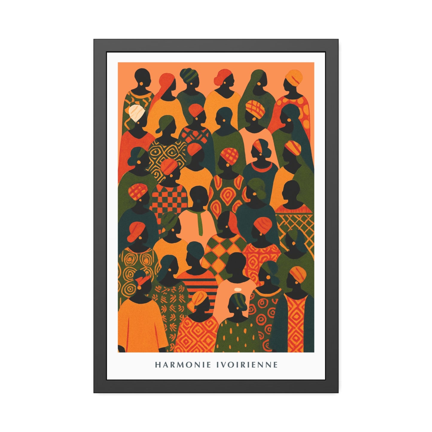 Harmonie Ivorienne - Framed Poster Print