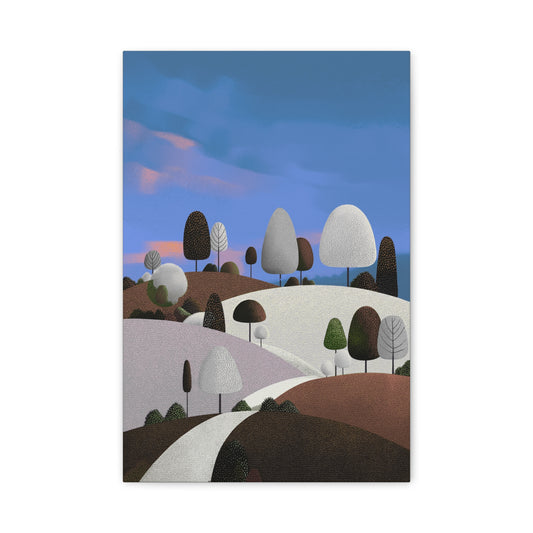 Evening Walk - Canvas Print, Matte Finish, Stretched, 1 25"