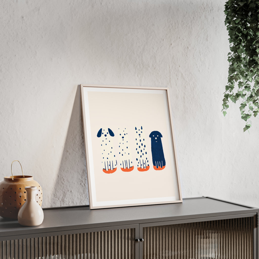 The Four - Framed Art Print