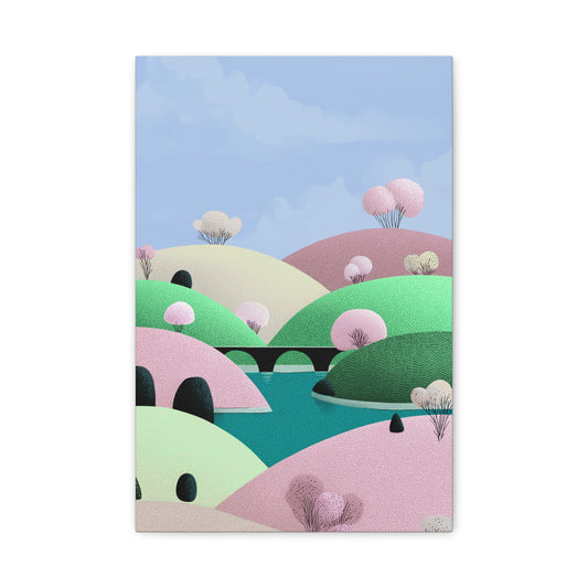 Spring Bridge - Matte Finish, Stretched, 1 25"