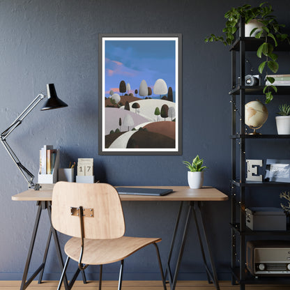Evening Walk - Framed paper poster