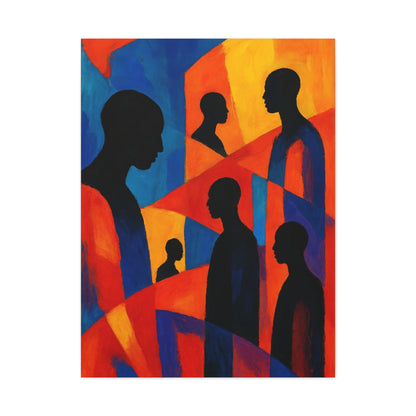 Convergence - Matte Finish, Stretched, 1 25"