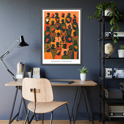 Harmonie Ivorienne - Framed Poster Print