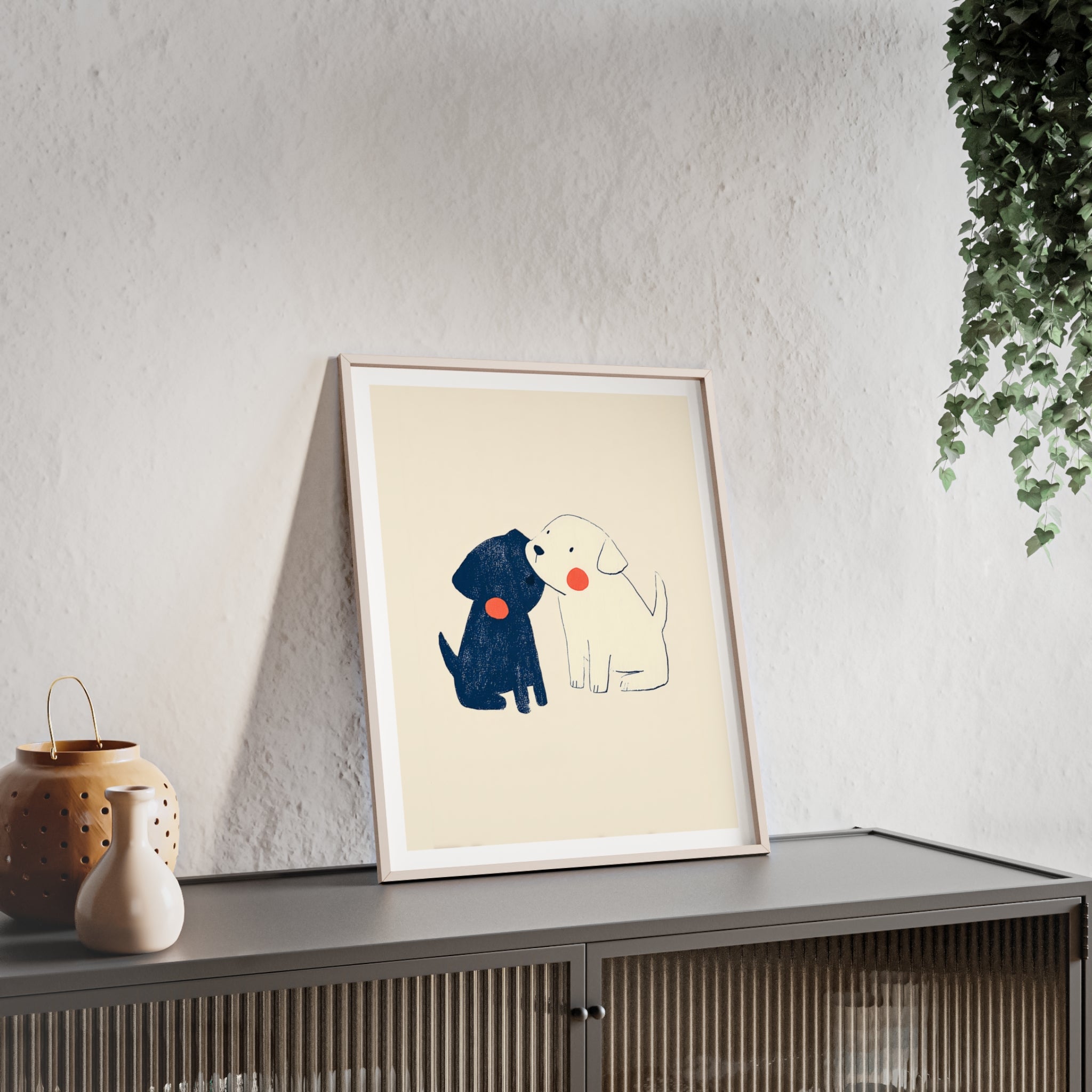 Nose to Nose - Framed Art Print