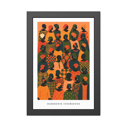Harmonie Ivorienne - Framed Poster Print
