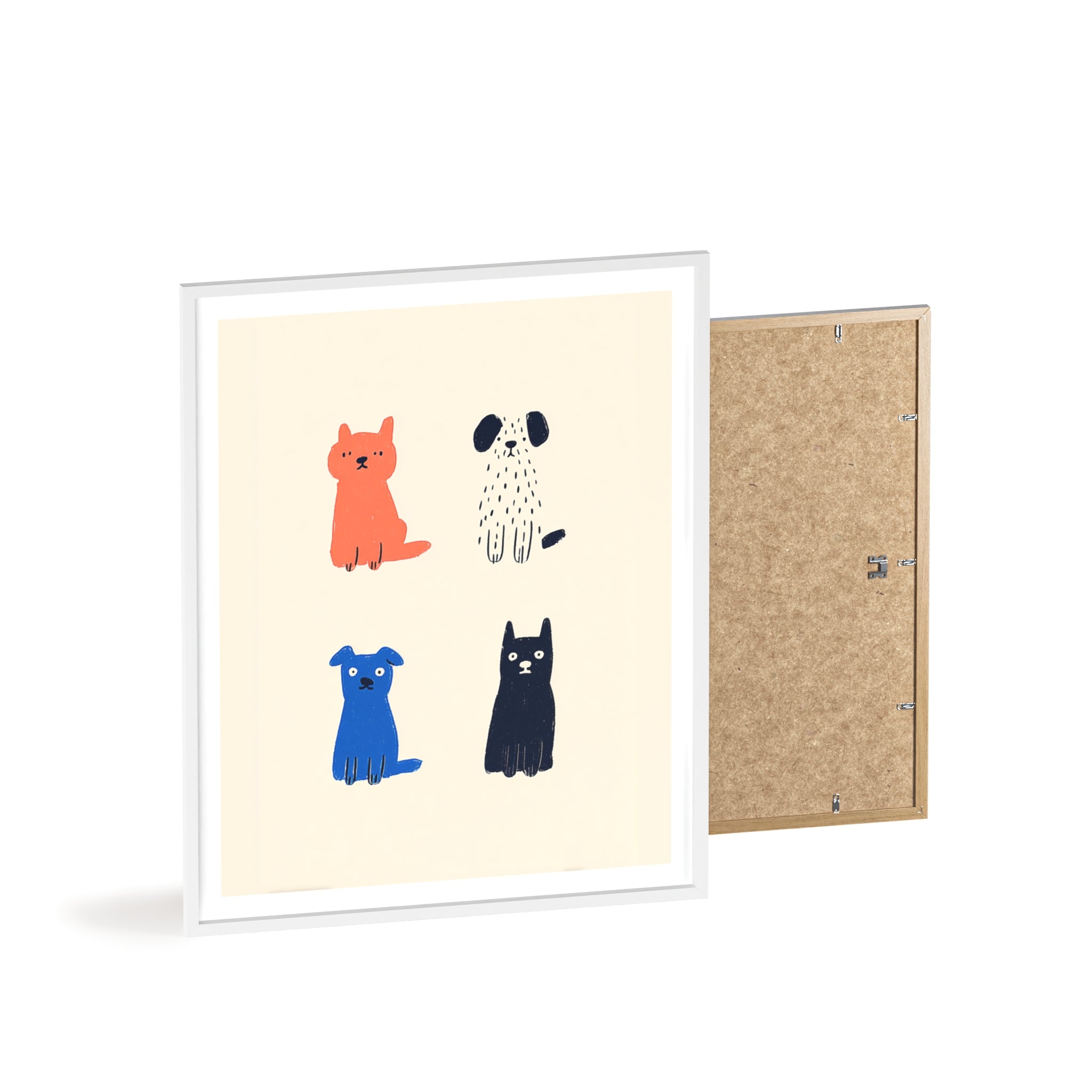 Four Friends - Framed Art Print