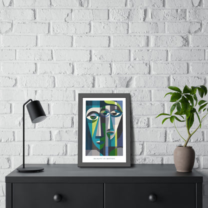 Duality in motion -  Framed Poster Print