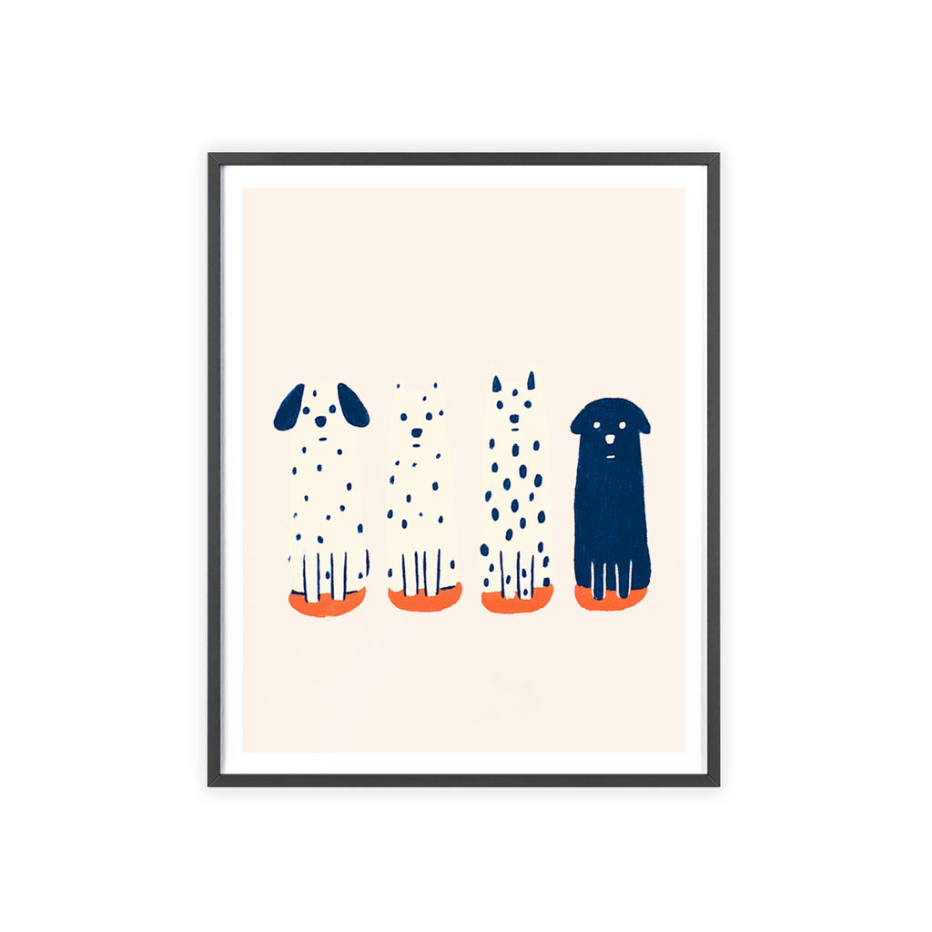 The Four - Framed Art Print