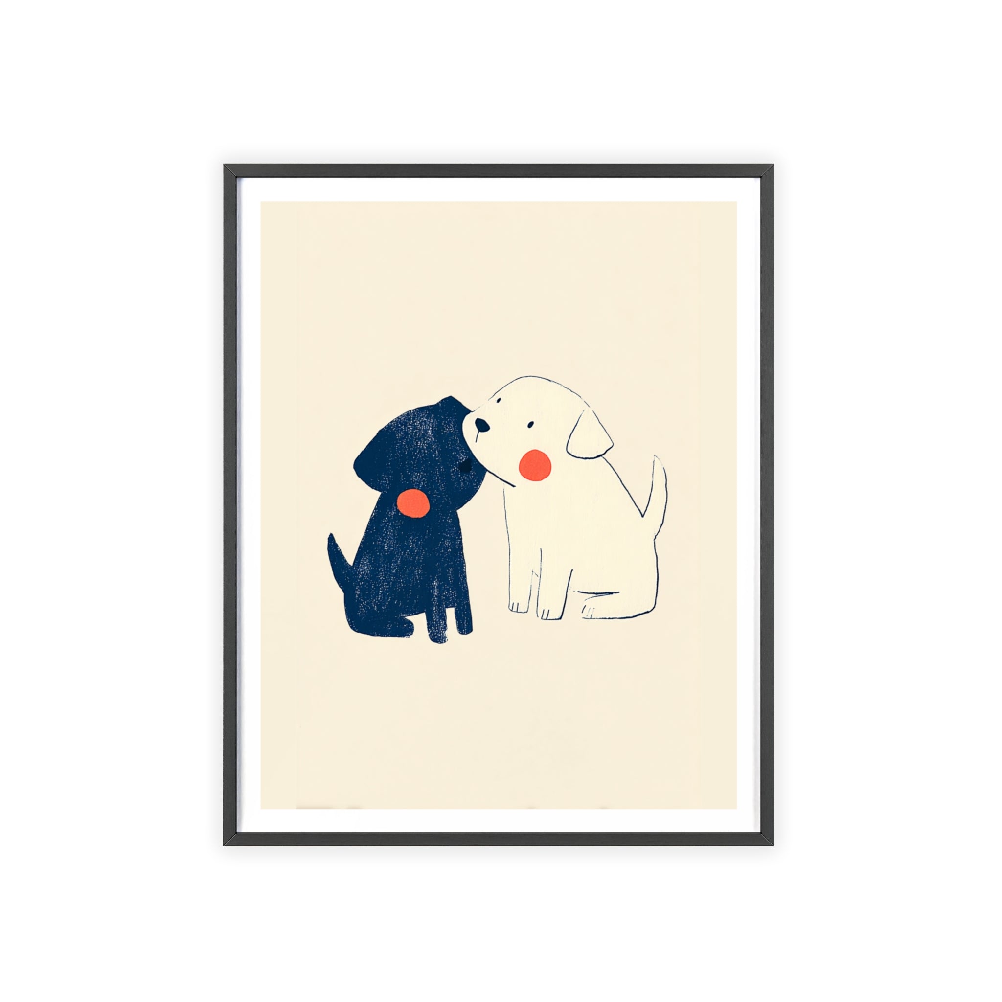 Nose to Nose - Framed Art Print