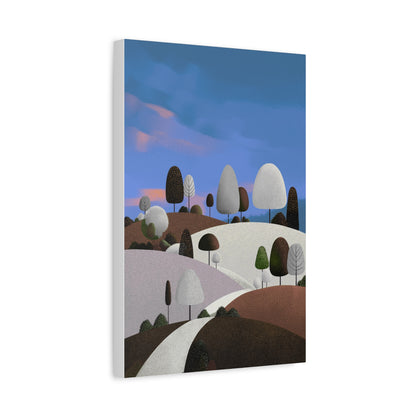 Evening Walk - Canvas Print, Matte Finish, Stretched, 1 25"