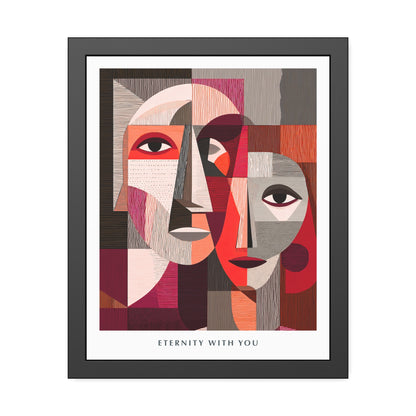 Eternity with you -  Framed Poster Print