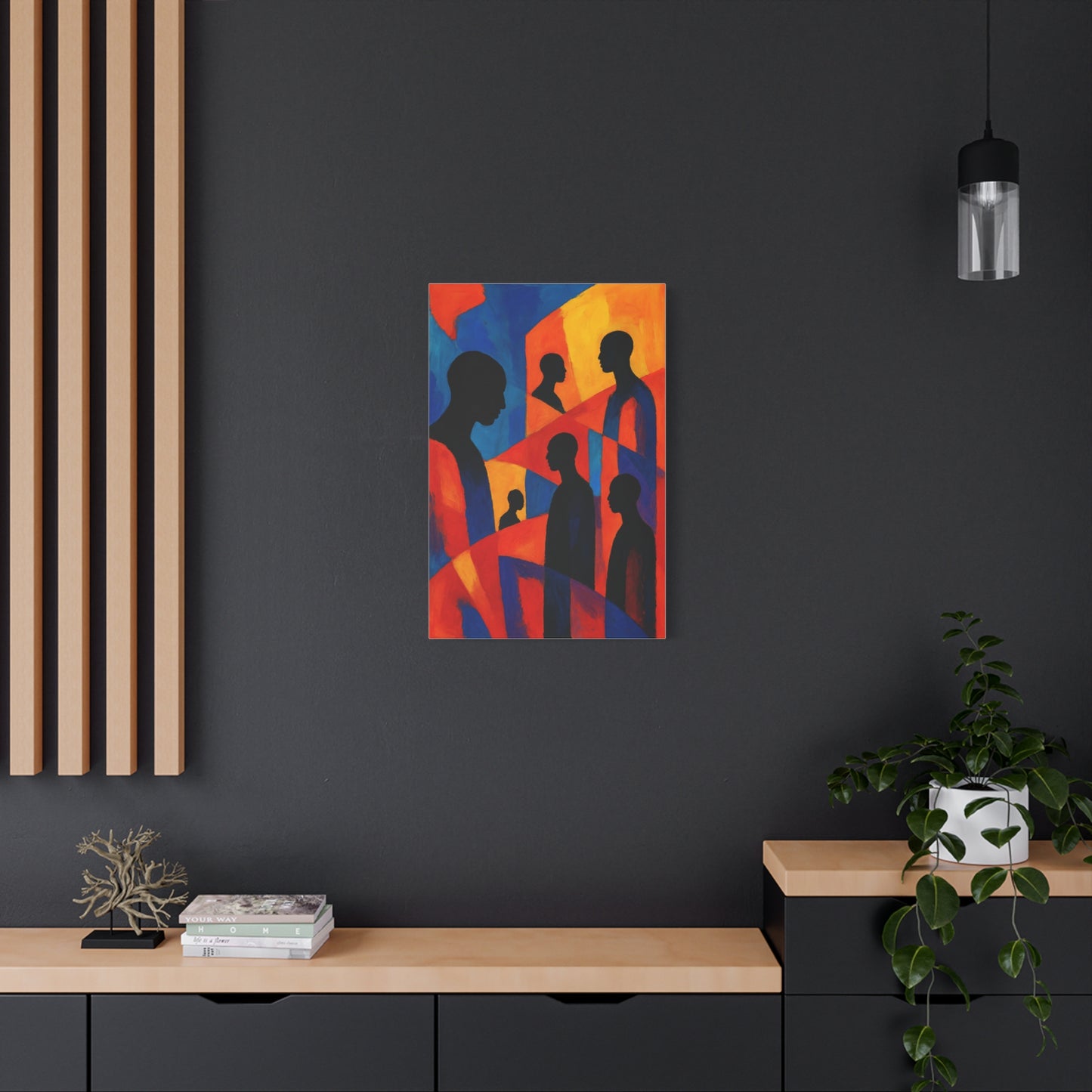 Convergence - Matte Finish, Stretched, 1 25"