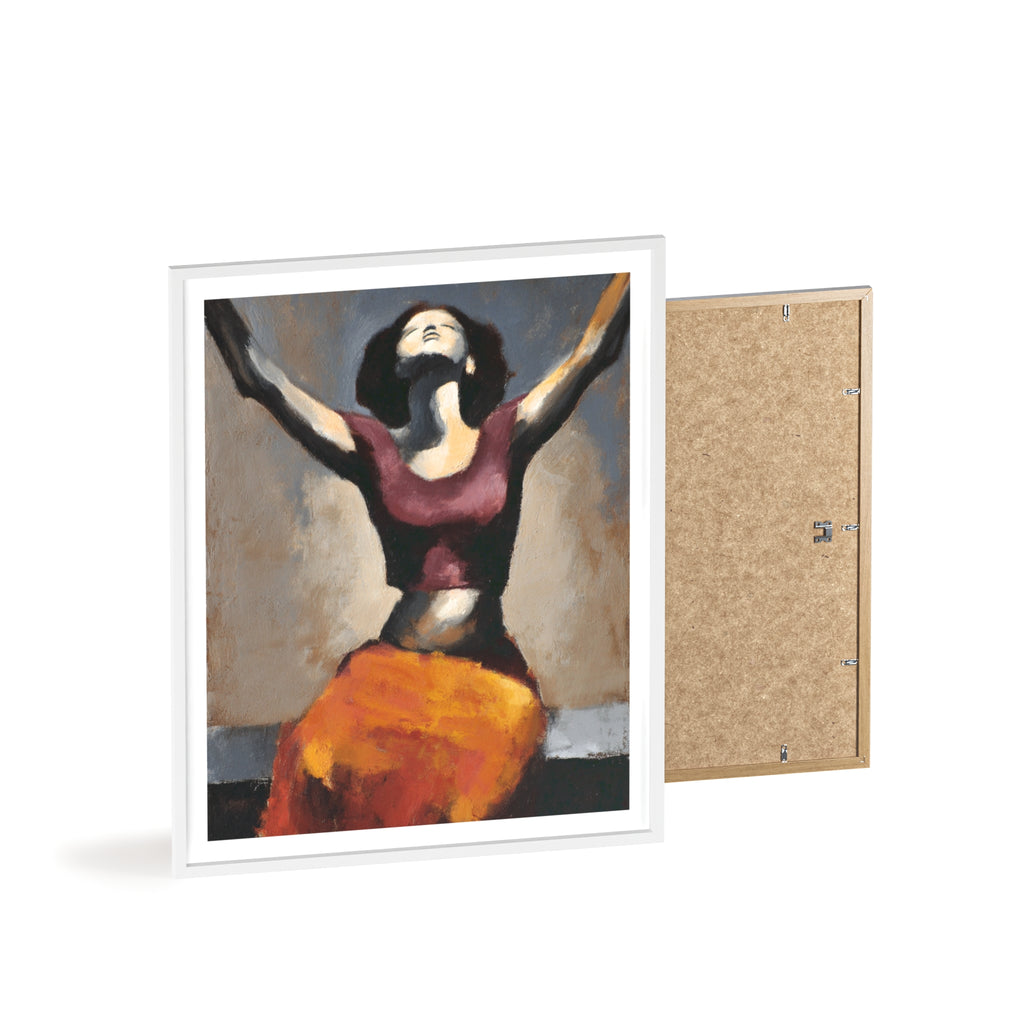 Stretch & Reach - Framed Art Print