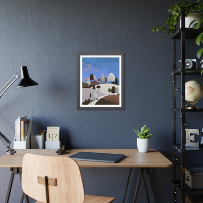 Evening Walk - Framed paper poster