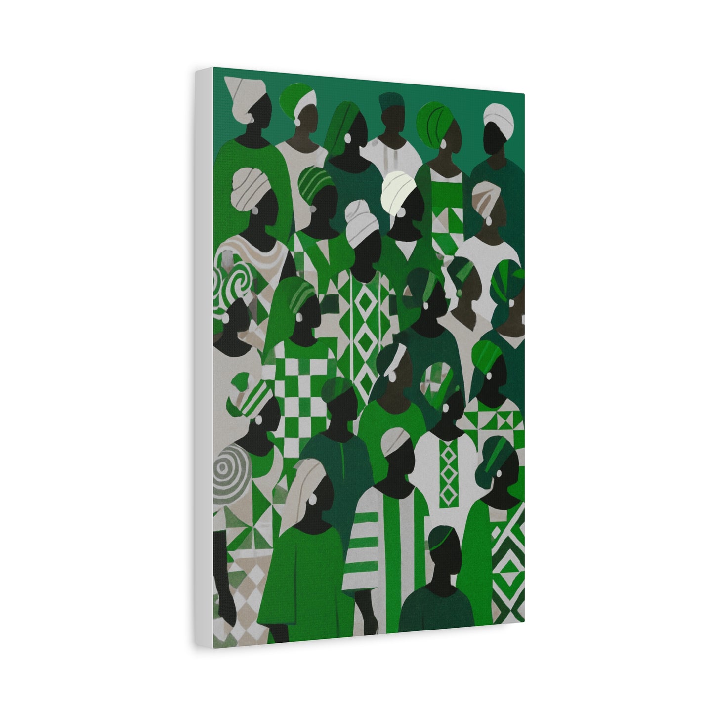 Emerald Unity - Matte Finish, Stretched, 1 25"