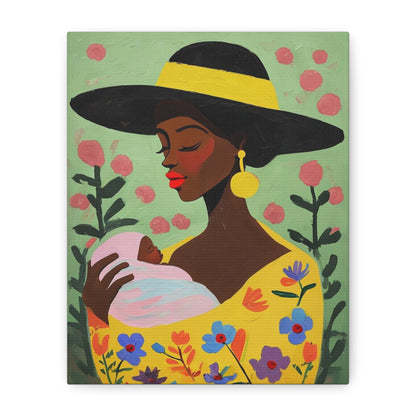 Grace in Bloom - Matte Finish, Stretched, 1 25"