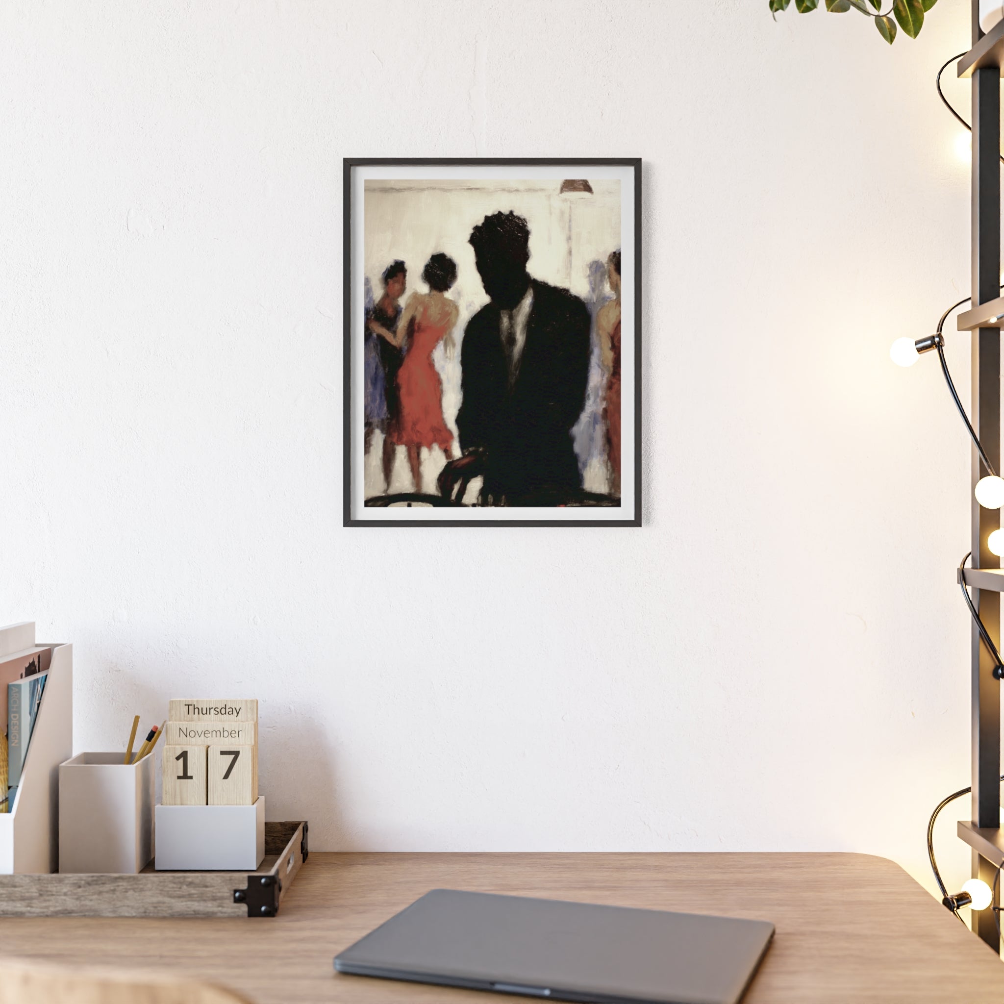 Command the Room - Framed Art Print