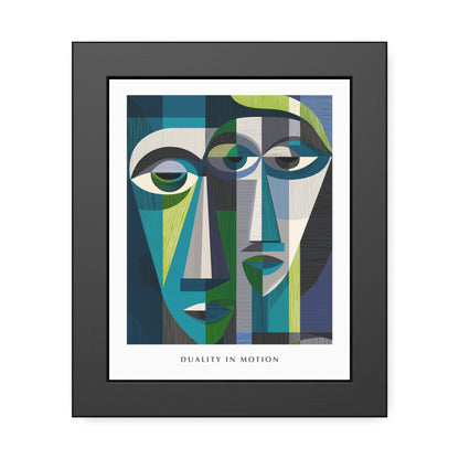 Duality in motion -  Framed Poster Print