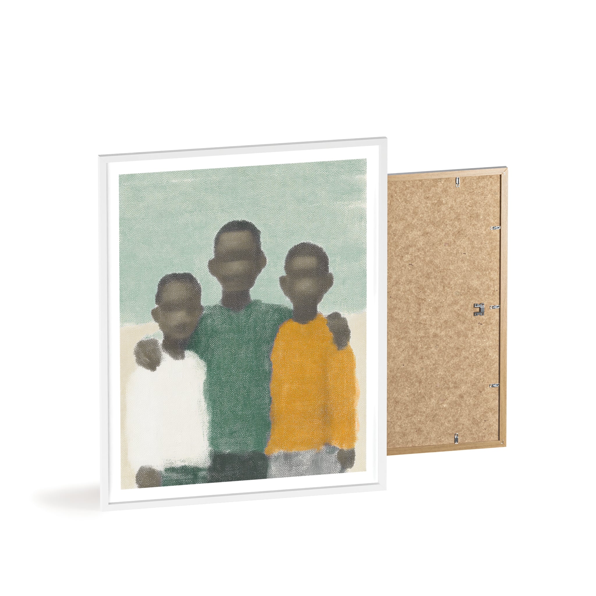 Three Together - Framed Art Print