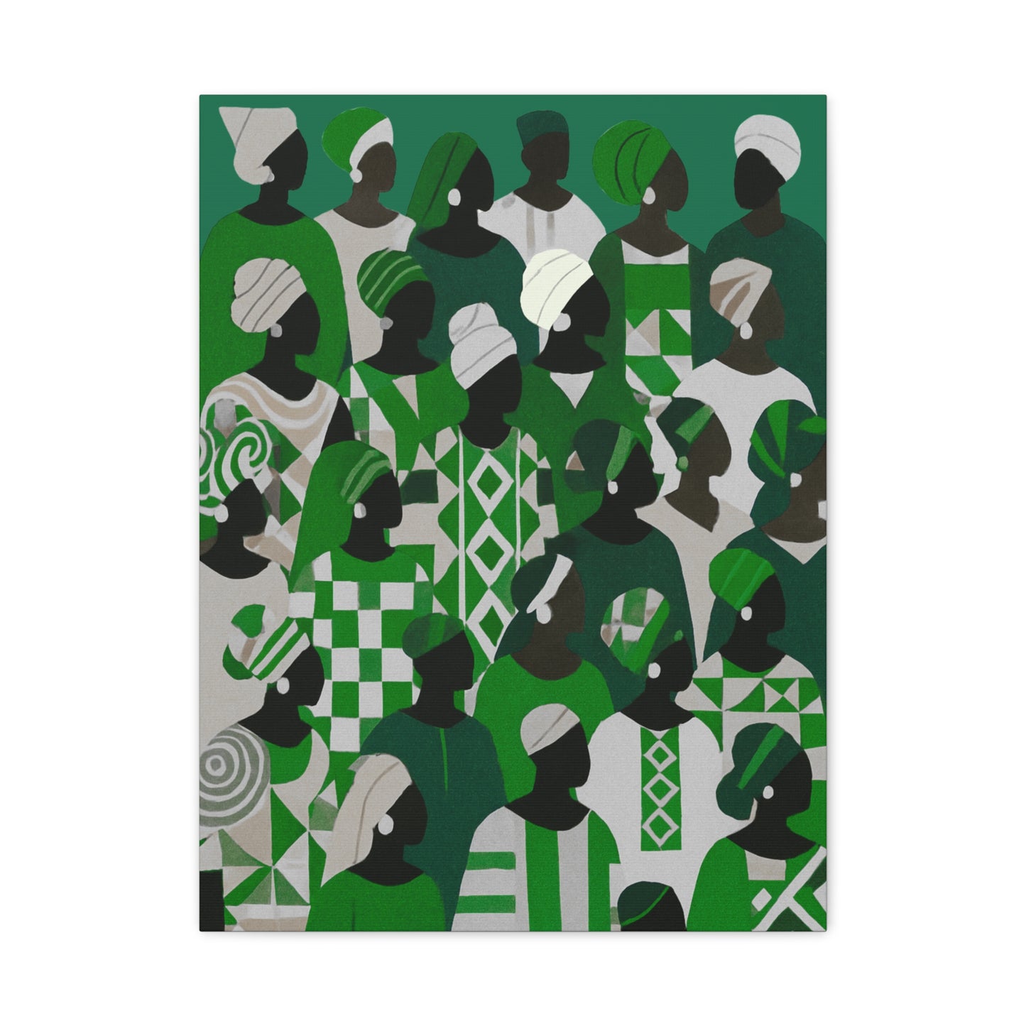 Emerald Unity - Matte Finish, Stretched, 1 25"