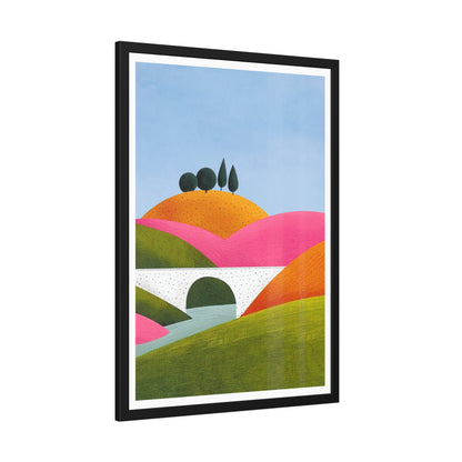 Sunset Ridge - Framed paper poster