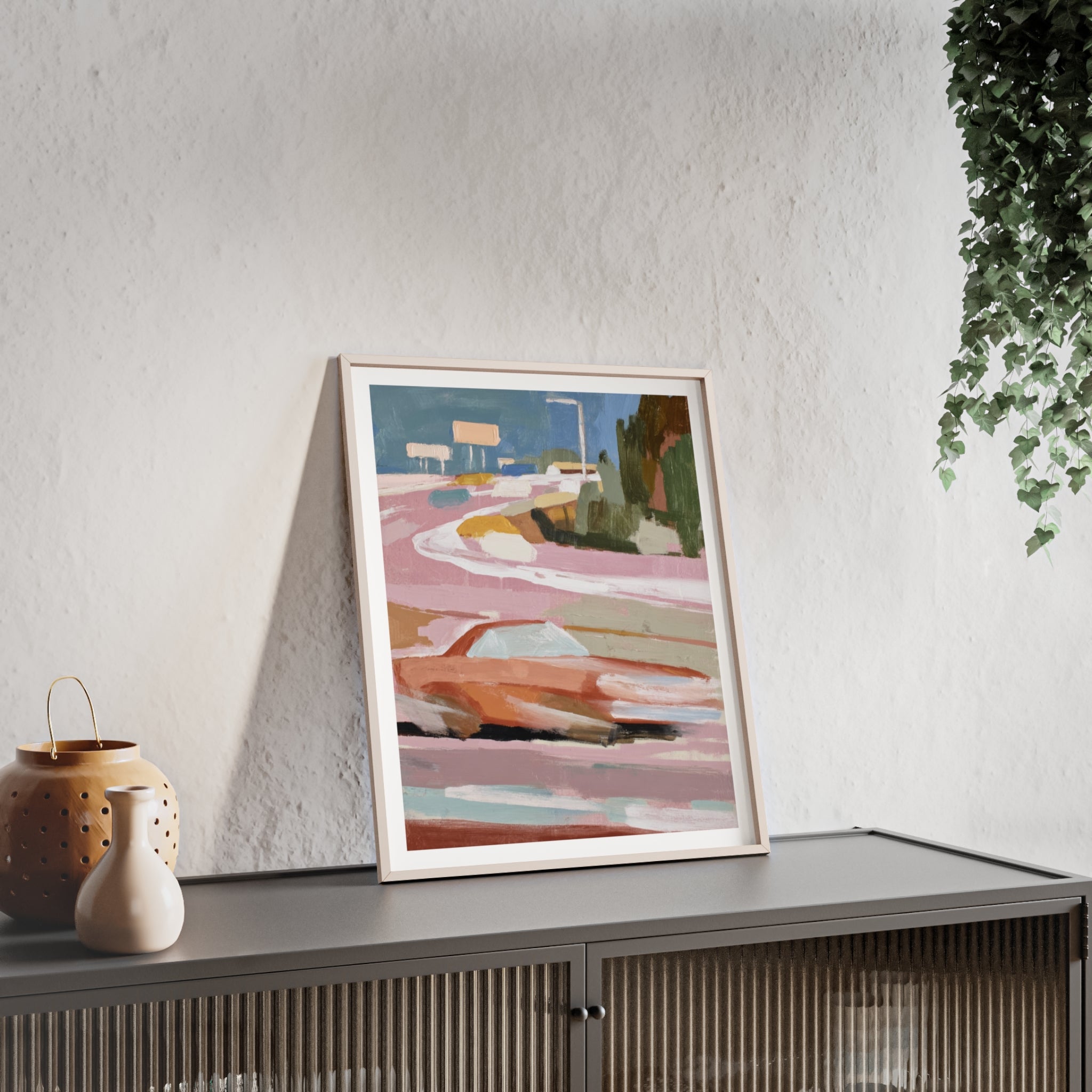 Coral Coupe - Framed Art Print