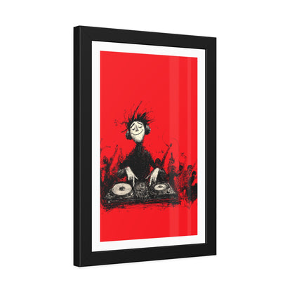 Lost in the music - Framed Poster Print