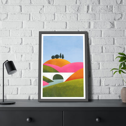 Sunset Ridge - Framed paper poster