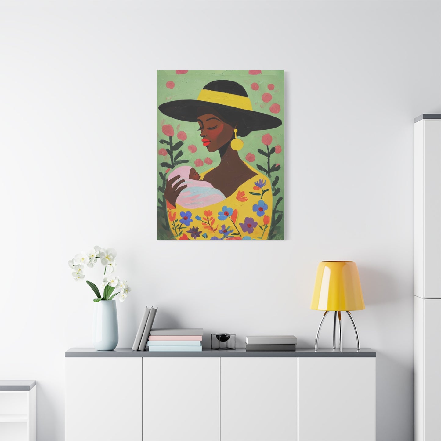 Grace in Bloom - Matte Finish, Stretched, 1 25"