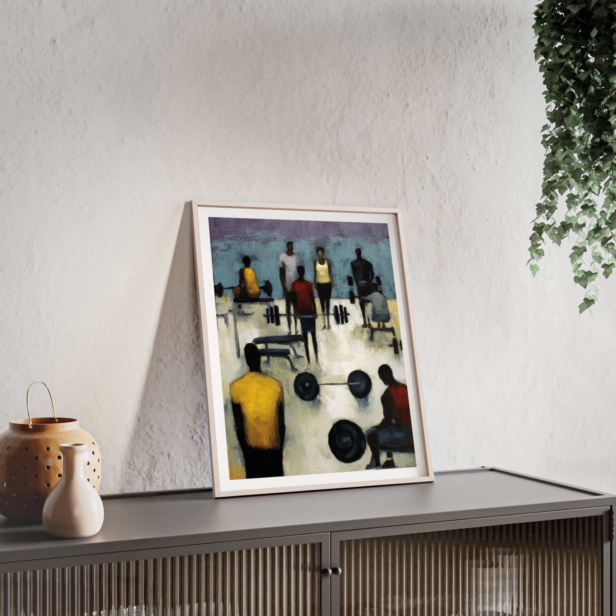 The Collective Push - Framed Art Print